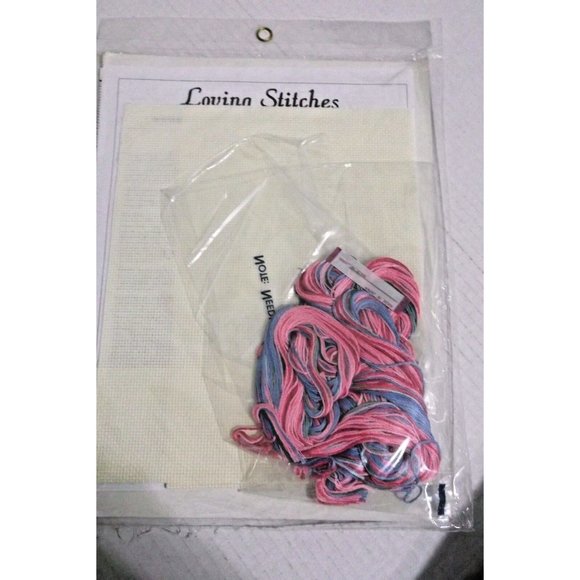 BUCILLA COUNTED CROSS STITCH KIT ""PLEASE PICK UP" 10" X 8" NEW - Picture 3 of 3